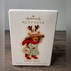 Hallmark Keepsake NEW 2009 A Reindeer “Fashion Queen” Christmas Ornament